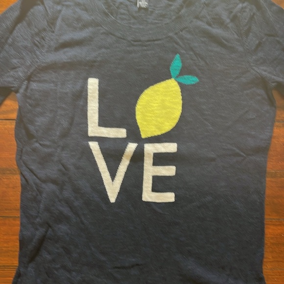 Navy blue Gap sweater Love size small - Picture 3 of 6